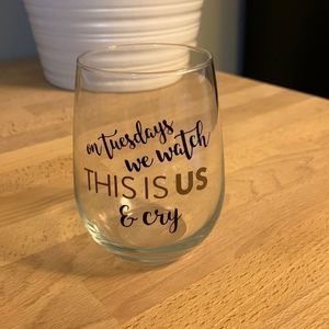 This is Us Stemless Wine Glass